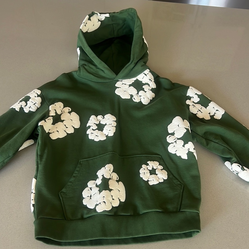 DENIM TEARS THE COTTON WREATH SWEATSHIRT GREEN